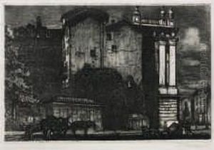"torino - Palazzo Madama (lato Nord)" 1922 by Francesco Mennyey