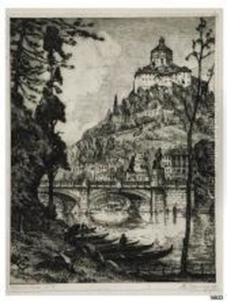 "torino - Rive Del Po" 1945 - view 1