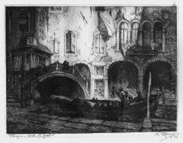 Venezia - Ponte Ss. Apostoli 1949 - view 1