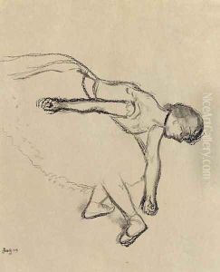 Danseuse en scene by Edgar Degas
