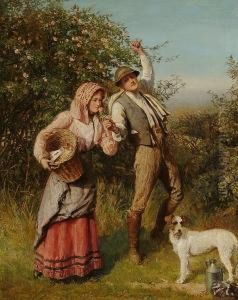 A Summer````s Day by Wilhelm Menzler Casel