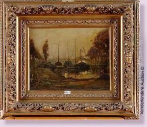 Coin De Port by Jules Merckaert