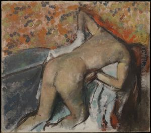 Apres le bain, femme s'essuyant by Edgar Degas