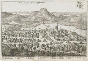 Coenobiu Eremitaru. Einsiedeln by Matthaus the Elder Merian