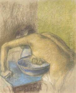 Femme à sa toilette by Edgar Degas