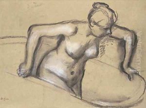 Femme au bain by Edgar Degas