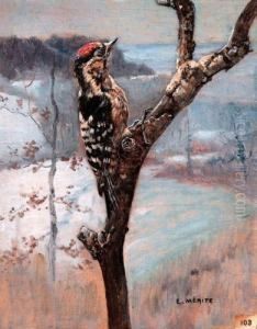 < Le Pivert >. by Edouard Paul Merite