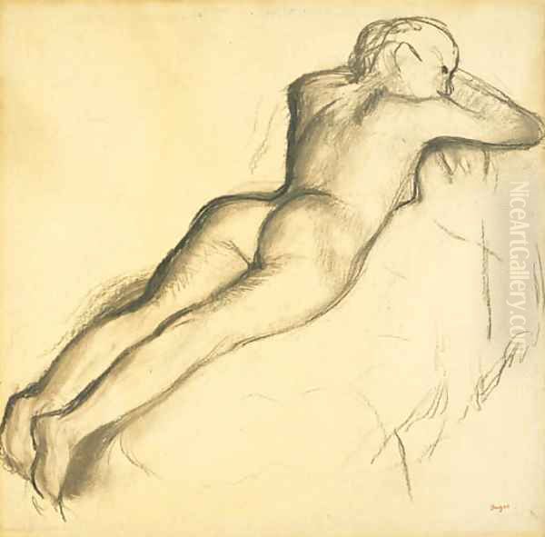 Femme nue couchee - view 1