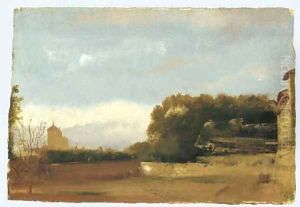 Paysage d'Italie by Edgar Degas