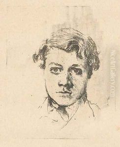Rene de Gas (Frere de l'artiste) by Edgar Degas