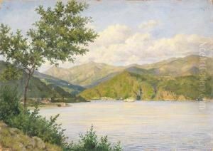 Paesaggio Sul Lago by Camillo Merlo