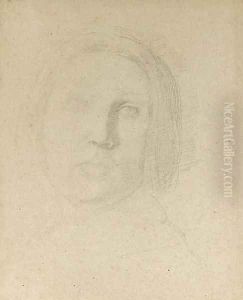 Tete de femme by Edgar Degas
