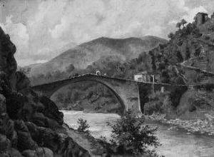 Il Ponte Del Diavolo A Lanzo 1901 Il Ponte Del Diavolo A Lanzo 1901