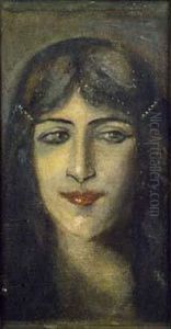 Merodack - Jeaneau - - - Jeune Femme Aux Perles by Alexis Merodack-Jeanneau