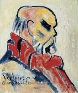 A Verlaine (portrait De Verlaine) by Alexis Merodack-Jeanneau