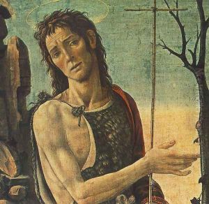 St John The Baptist (detail) by Jacopo Del Sellaio