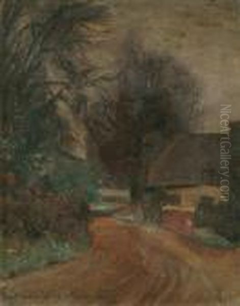 A Village,possibly Hurstbourne Tarrant - view 1
