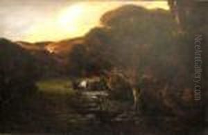 A Homestead Amongst The Oaks by Jules Mersfelder