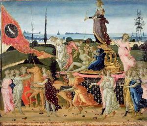 Triumph of Chastity, inspired by Triumphs by Petrarch 1304-74