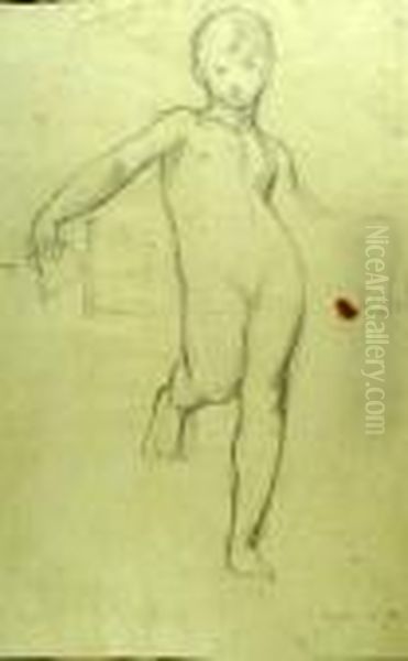 Jeune Garcon, Etude Double Face Pour Le Sacrifice A La Patrie - view 1