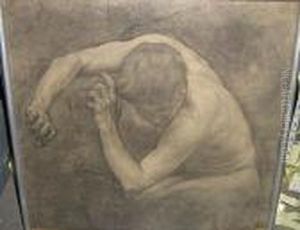 Naakte Man.
Homme Nu by Charles Mertens