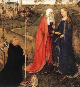 Visitation 1434-35 by Jacques Daret