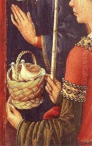 Altarpiece of the Virgin (detail) by Jacques Daret