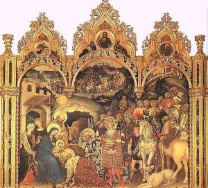 The Adoration of the Magi 1422 by Gentile Da Fabriano