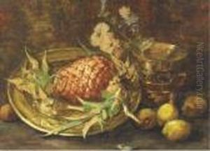 Still Life With A Mortar And A Pineapple