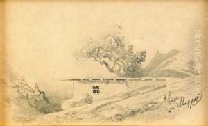 Landscape In The Crimea by Arsenii Ivanovich Meshcherskii