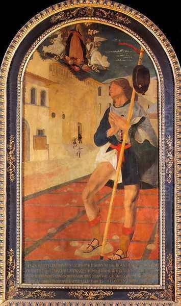 St Roch In Front Of The Fraternita Dei Laici In Arezzo - view 1