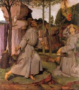 Stigmata of St Francis c. 1487 by Bartolomeo Della Gatta