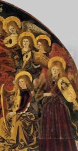 The Lady of the Assumption Gives St Thomas Her Belt (detail) 2 by Bartolomeo Della Gatta