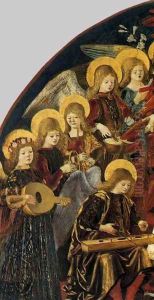 The Lady of the Assumption Gives St Thomas Her Belt (detail) by Bartolomeo Della Gatta