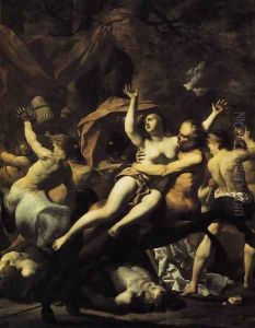 The Battle of Centaurs and Lapiths at Hippodamia's Wedding 1667 by Karel Dujardin
