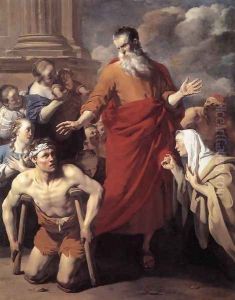St Paul Healing the Cripple at Lystra 1663
