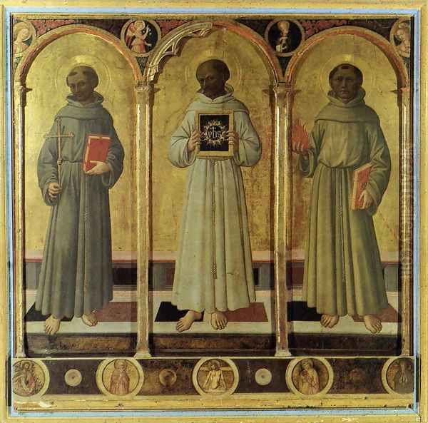 Three Franciscan Saints c. 1470 - view 1