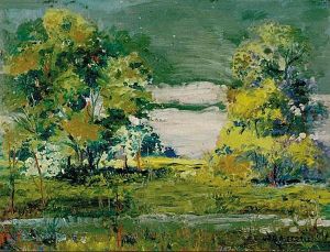 Summer Landscape by Willard Leroy Metcalf