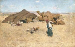 Arab Encampment, Biskra