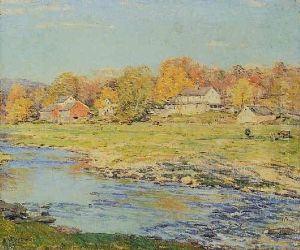 Late Afternoon In October by Willard Leroy Metcalf