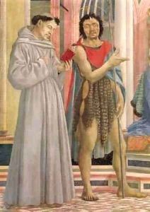 The Madonna And Child With Saints (Detail) 1445 by Domenico Di Michelino