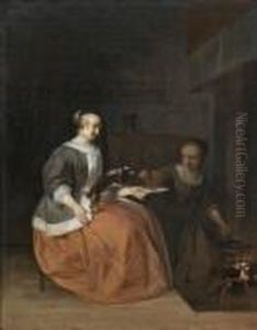 Le Dejeuner Du Chien by Gabriel Metsu
