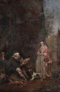 The Game Seller by Gabriel Metsu