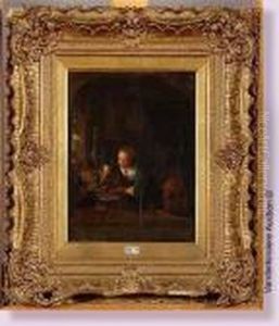 La Marchande De Legumes by Gabriel Metsu