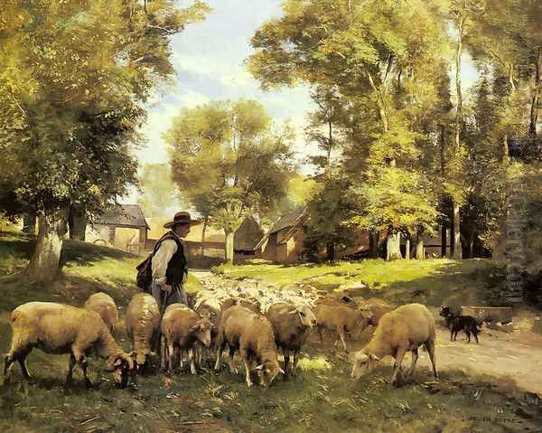 A Shepherd And His Flock - view 1