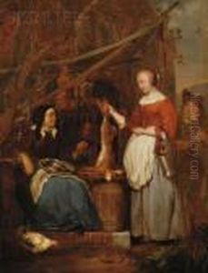 The Game Seller by Gabriel Metsu