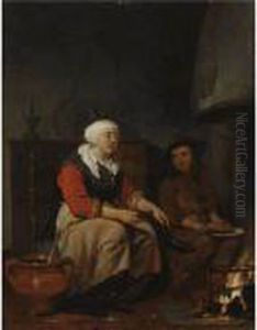 The Pancake Baker by Gabriel Metsu
