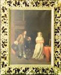 Lady And A Knight by Gabriel Metsu
