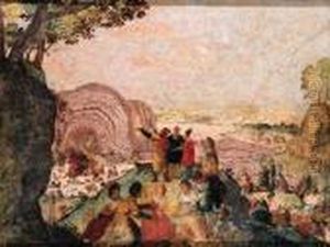 The Crossing Of The Red Sea by Cornelis Massys