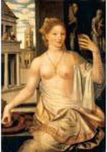 Bathsheba Observed By King David - view 1